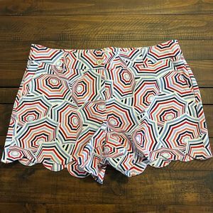 Crown & Ivy Shelby Scalloped Shorts